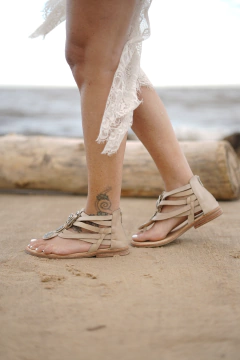 Sandalia Phuket Beige - ENTREGA INMEDIATA en internet