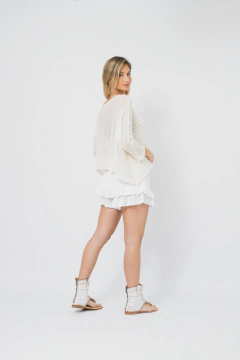 Sweater Labrado de Hilo Crudo en internet