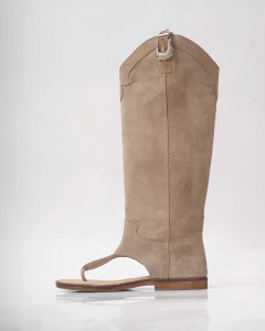 Sandalia Athenas Beige (FLECO EXTRAIBLE) - ENTREGA INMEDIATA