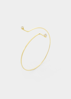 Brazalete Strass Dorado