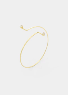 Brazalete Strass Dorado