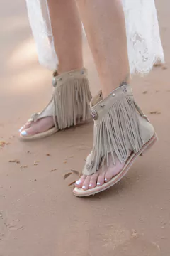 Sandalia Creta Beige - ENTREGA INMEDIATA - tienda online