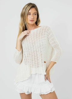 Sweater Basico de Hilo Crudo