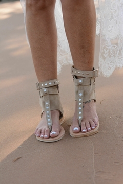 Sandalia Formentera Beige - ENTREGA INMEDIATA en internet