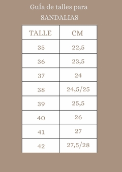 Sandalia Milos Beige - ENTREGA INMEDIATA - comprar online