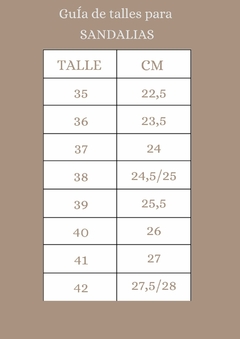 Sandalia Creta Beige - ENTREGA INMEDIATA - comprar online