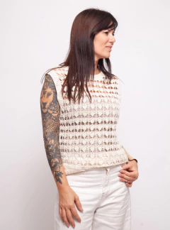 Chaleco Tulum Crudo - tienda online