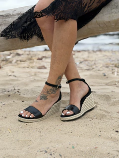 Sandalia Lanzarote Black- ENTREGA INMEDIATA - tienda online