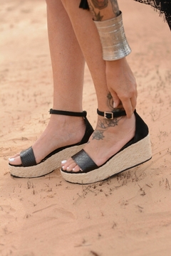 Sandalia Lanzarote Black - SALE - ENTREGA INMEDIATA
