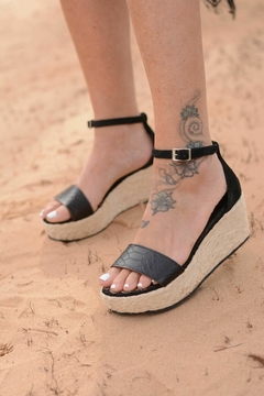 Sandalia Lanzarote Black - SALE - ENTREGA INMEDIATA - tienda online