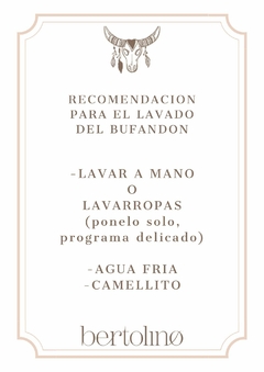 Bufandon CASHMERE Crudo - tienda online