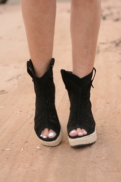 Sandalia Positano Black - ENTREGA INMEDIATA - comprar online