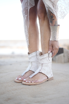 Sandalia Tarifa White Crush - ENTREGA INMEDIATA