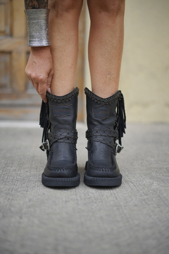 Bota Troya Black/ Taco Escondido 5,5. cm