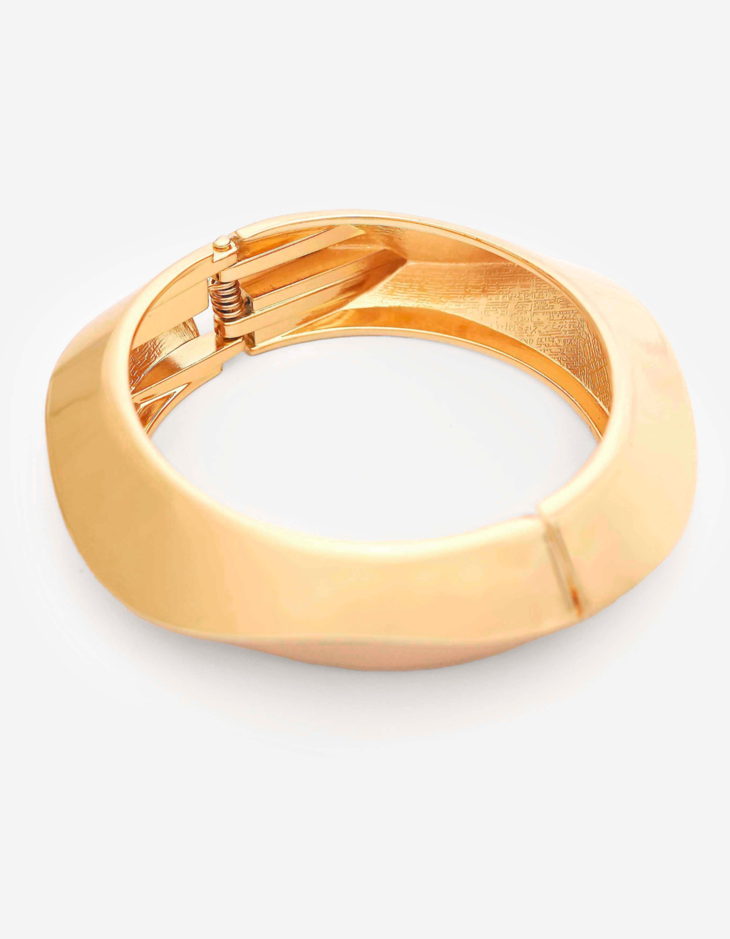 Brazalete Tipo Curva Dorado. thumbnail 3