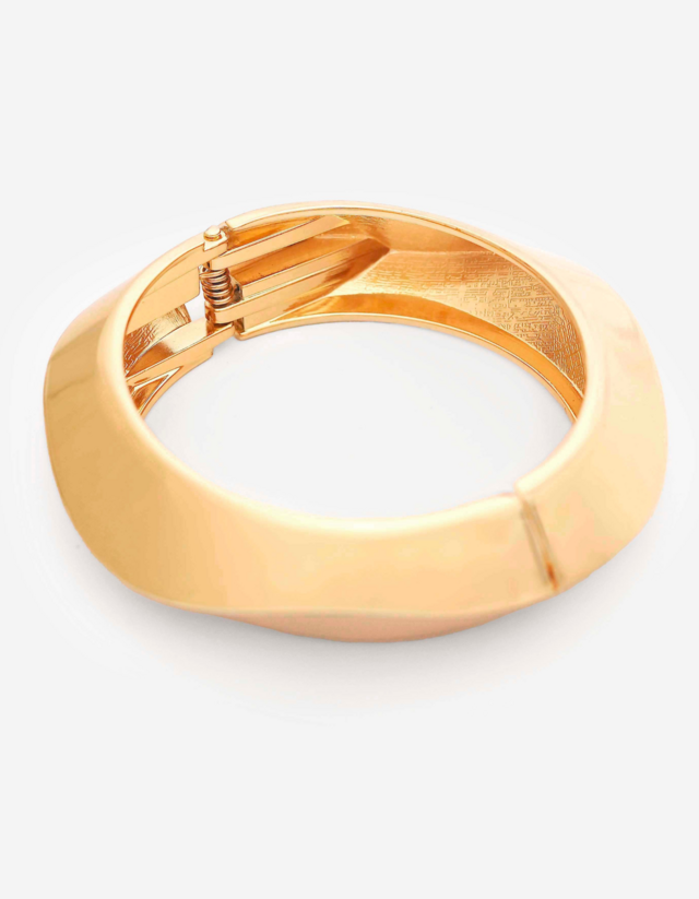 Brazalete Tipo Curva Dorado. thumbnail 2