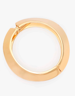 Brazalete Tipo Curva Dorado. - comprar online