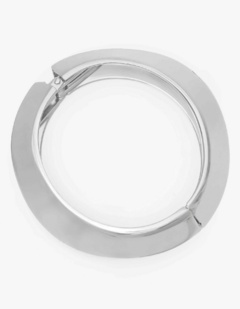 Brazalete Tipo Curva Plateado - comprar online