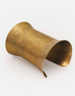 Brazalete Labrado Bronce Viejo