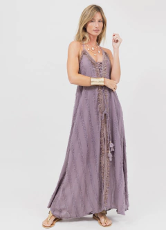 Vestido Largo Indie Violeta - comprar online