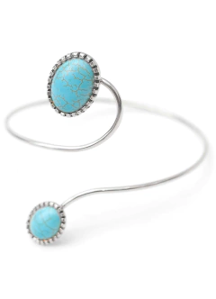 Brazalete Turquoise Plateado - comprar online
