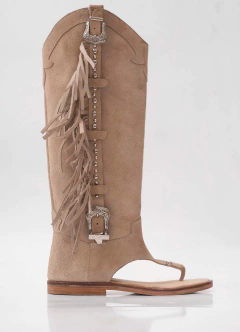 Sandalia Athenas Beige (FLECO EXTRAIBLE) - ENTREGA INMEDIATA - comprar online