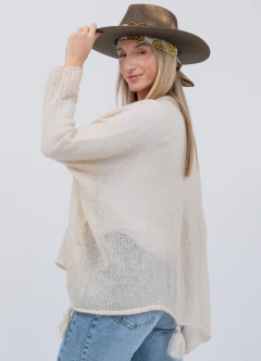 Saco Basico de Mohair Crudo en internet