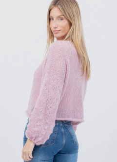 Sweater Manga Globo Rosa en internet