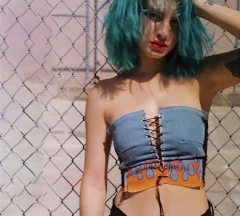 Imagem do Cropped Jeans Burn ( encomenda )