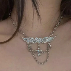 Colar heart angel