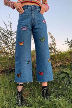 Calça Butterfly rainbow on internet