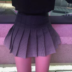 Saia colegial Harajuku - Baby Black Shop