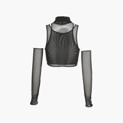 Cropped techno - Baby Black Shop
