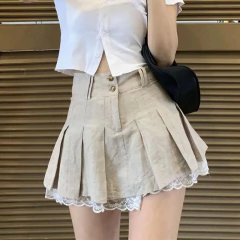 Saia cotton pleated