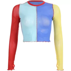 Cropped Color block (encomenda) - online store