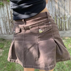 Saia Y2K brown - Baby Black Shop
