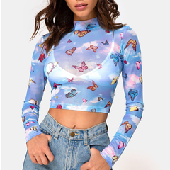 Crop top Butterfly