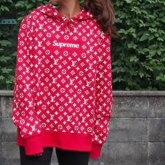 Moletom Supreme Louis Vuitton - Baby Black Shop