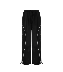 Calça parachute lines - Baby Black Shop