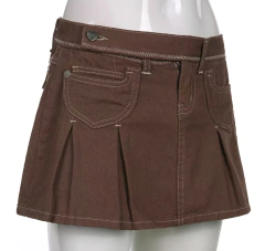 Saia Y2K brown - comprar online