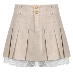 Saia cotton pleated na internet
