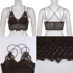 Cropped Raya crochê - Baby Black Shop