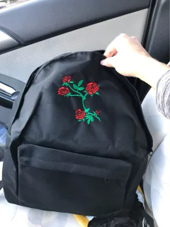 Mochila Flower - Baby Black Shop
