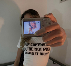 Cropped stop copying - loja online