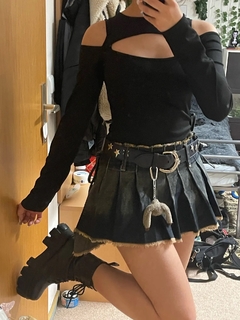 Saia denim - Baby Black Shop