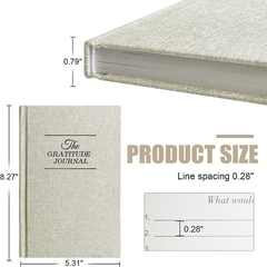The gratitude journal caderno - Baby Black Shop