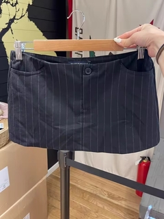 Saia mini listras - Baby Black Shop