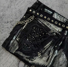 Saia star strass Y2k - Baby Black Shop