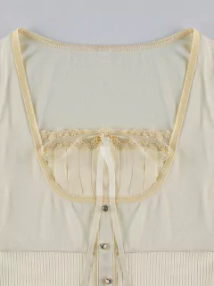 Blusa patchwork lace na internet