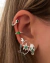 Aro Tortuga verde- Plata (unidad) - Las Flores Accesorios
